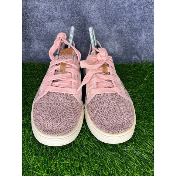 OluKai Women’s Casual Sneakers Pink Mesh Suede Lace-Up Shoes Size US 8 - Picture 2 of 8